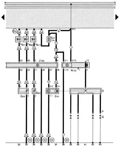 Электронная система впрыска, система зажигания Audi 80